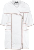 Thumbnail for your product : Max & Moi Panelled Short-Sleeve Coat