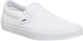 Thumbnail for your product : Vans Classic Slip On Trainers White Mono Mono