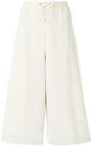 Thumbnail for your product : Maison Margiela cropped wide leg track pants