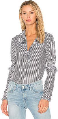 See by Chloe Striped Button Down Tunic