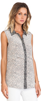Thumbnail for your product : Marc by Marc Jacobs Karoo Print Button Down Tank