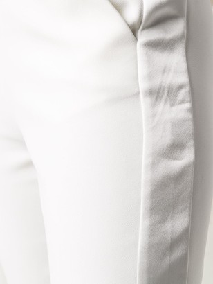 David Koma High-Waisted Stripe Detail Trousers