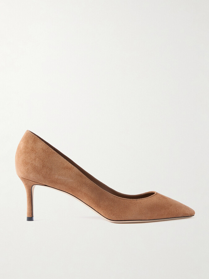 Jimmy Choo Romy 60 Suede Pumps - Brown
