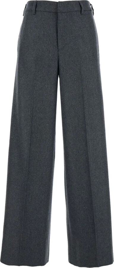 PT Torino Elasticated-Waist Wool Trousers