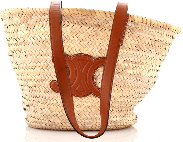 celine large triomphe basket