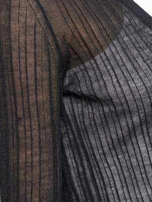 Jil Sander Semi-Sheer Cropped Cardigan