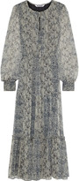 Thumbnail for your product : Walter Baker Tatiana Gathered Printed Georgette Maxi Dress
