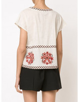 Thumbnail for your product : Suno embroidered short sleeve top