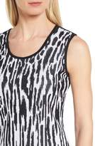 Thumbnail for your product : Ming Wang Animal Pattern Knit Tank