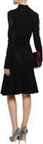 Thumbnail for your product : Roberto Cavalli Pleated Pointelle-knit Turtleneck Dress