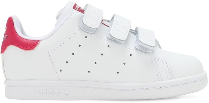 adidas stan smith velcro pink