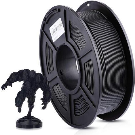 SUNIVISION ANYCUBIC 3D Printer Filament PLA 1.75mm, FDM Printer Filament 1kg Spool (2.2 lbs), Dimensional Accuracy +/- 0.02 mm (1kg, Black)