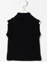 Thumbnail for your product : Lapin House Ribbed-Knit Sleeveless Vest