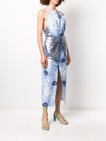 Thumbnail for your product : Jacquemus Layered Sequin-Embellished Floral-Print Dress