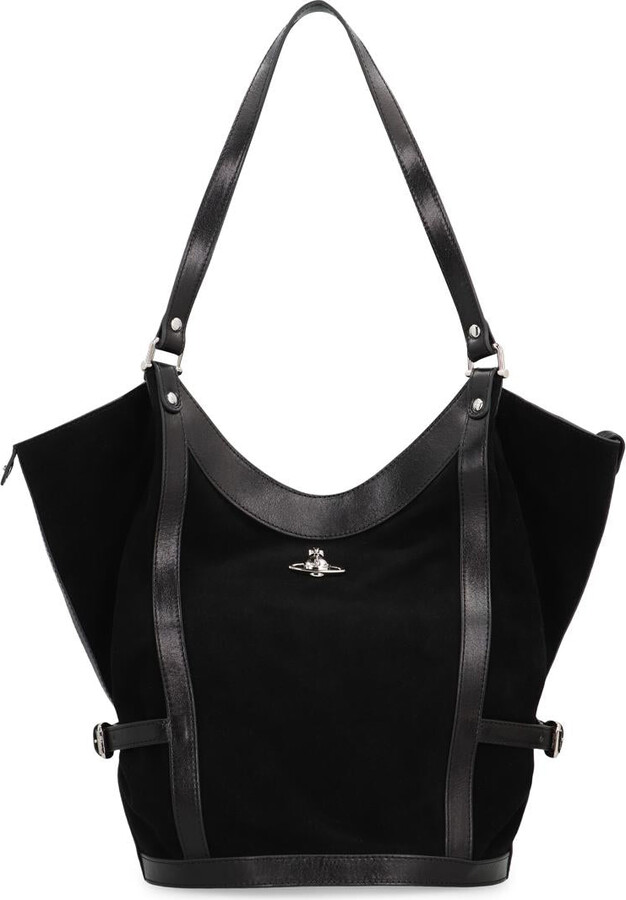 Vivienne Westwood Large Olive Shoulder Bag