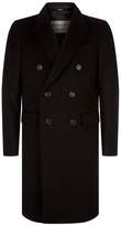 Thumbnail for your product : Burberry Double-Breasted Long Wool Cashmere Coat