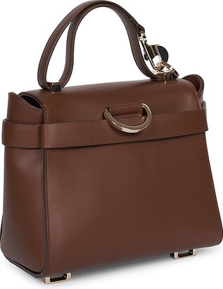 Chloé Small Nacha Leather Top Handle Bag - ShopStyle
