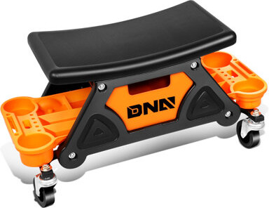 DNA Motoring Mechanic Stool Rolling Work Seat W/Swivel Wheels and