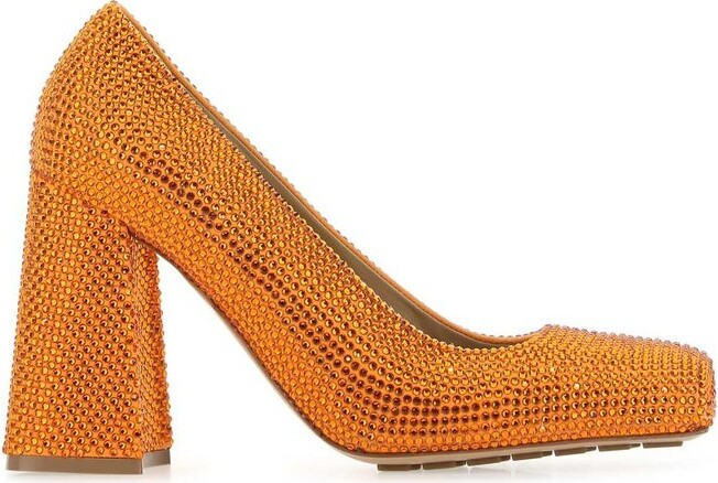Bottega Veneta Embellished Tower Pumps - ShopStyle