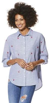F&F Embroidered Striped Shirt 6