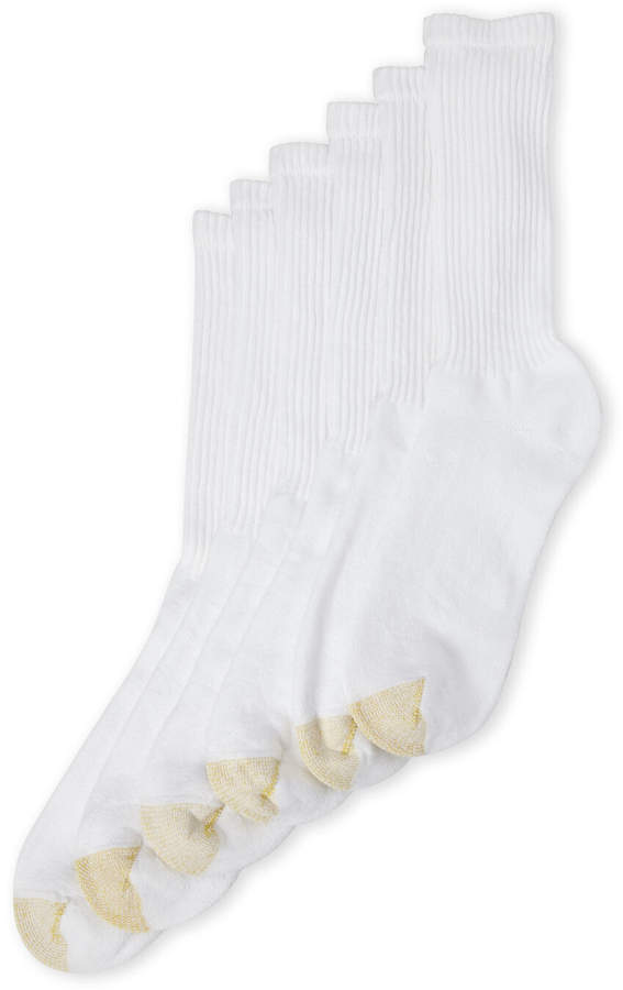 Gold Toe 6Pack Cotton Crew Socks ShopStyle