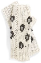 Thumbnail for your product : Autumn Cashmere Intarsia Cashmere Fingerless Gloves