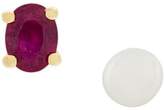 Thumbnail for your product : Wouters & Hendrix Gold pearl and ruby stud earrings