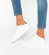 Thumbnail for your product : ASOS DAVIUS Velcro Novelty Sneakers