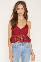 Thumbnail for your product : Forever 21 Crochet Peplum Cami