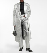 Thumbnail for your product : Peter Do Metallic coated cotton trench coat