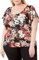 Thumbnail for your product : Star Vixen Women's Plus-Size Angel Sleeve Top