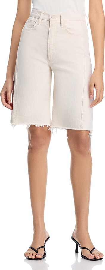 Mother The Half Pipe Frayed Bermuda Shorts