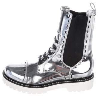 Dolce & Gabbana Patent Leather Ankle Boots