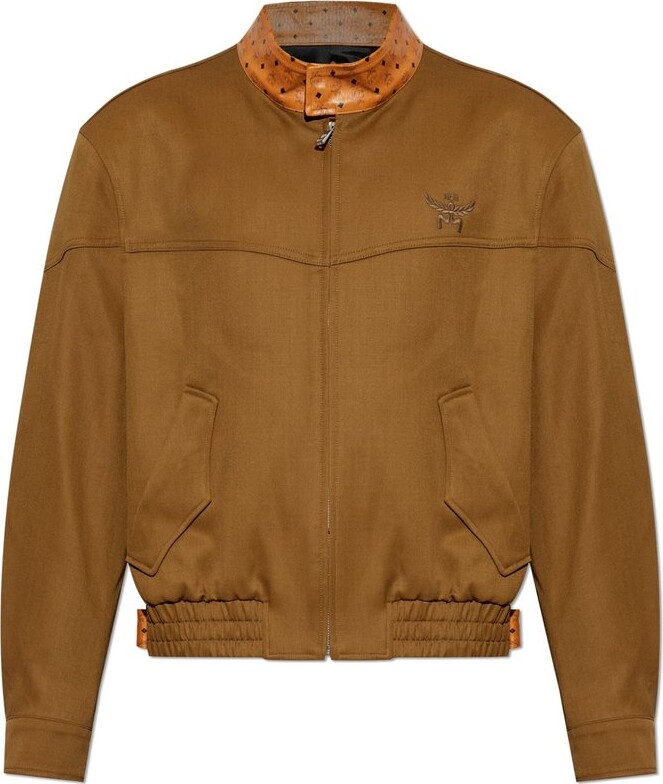 MCM Logo Embroidered Elasticated Waist Jacket