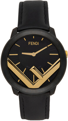 Fendi Black & Gold Run Away 'F is Fendi' Watch