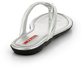 Thumbnail for your product : Prada Patent Leather Thong Sandals