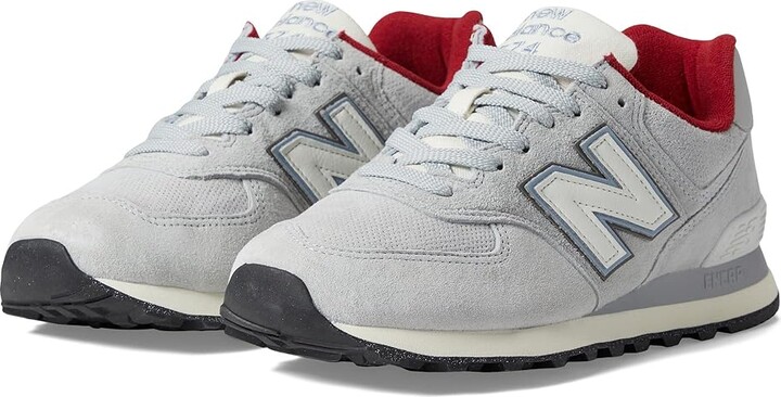 New Balance Classics WL574 (Light Blue/Varsity Red) Women's Lace up casual  Shoes - ShopStyle