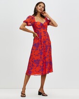 Thumbnail for your product : Runaway the Label Women's Red Midi Dresses - Finlay Midi Dress