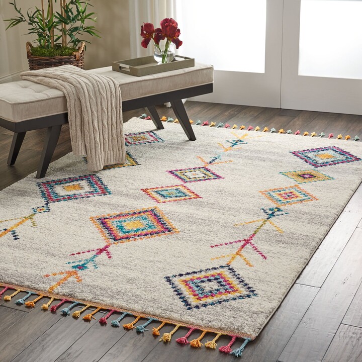 Dunelm Nomad 4 Rug Cream ShopStyle