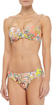 Thumbnail for your product : Shoshanna Bohemian Floral-Print Underwire Swim Top