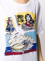 Thumbnail for your product : Ermanno Scervino speedboat print T-shirt
