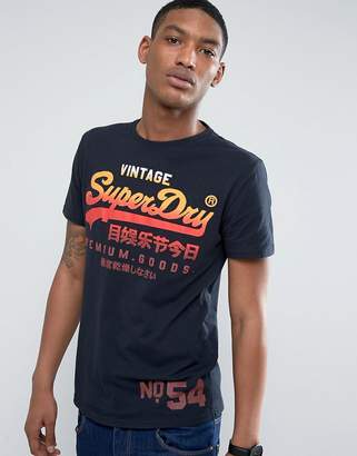 Superdry T-Shirt With Vintage Logo Print
