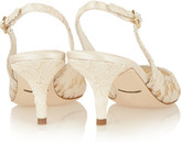 Thumbnail for your product : Dolce & Gabbana Lace slingback pumps