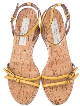 Stella McCartney Vegan Leather Ankle Strap Sandals