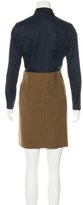 Thumbnail for your product : Carven Long Sleeve Sheath Dress