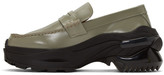 Thumbnail for your product : Maison Margiela Green Ridge Sole Loafers