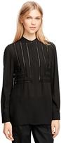Thumbnail for your product : Brooks Brothers Silk Georgette Blouse