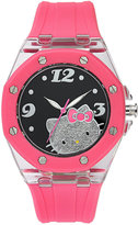 Thumbnail for your product : Hello Kitty Watch, Women's Pink Rubber Strap 44mm HWL1349PK