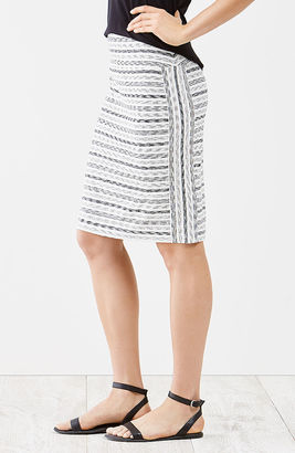 J. Jill Wearever Smooth-Fit Space-Dyed Panel Skirt