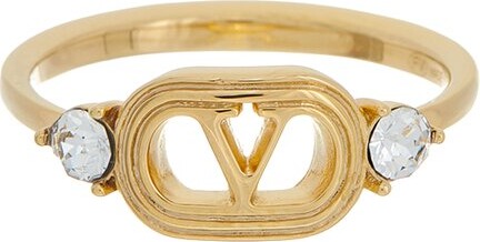 Valentino Ovalette Swarovski Ring